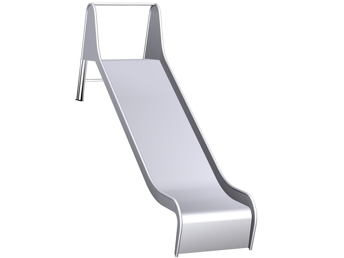 Double width slide with step